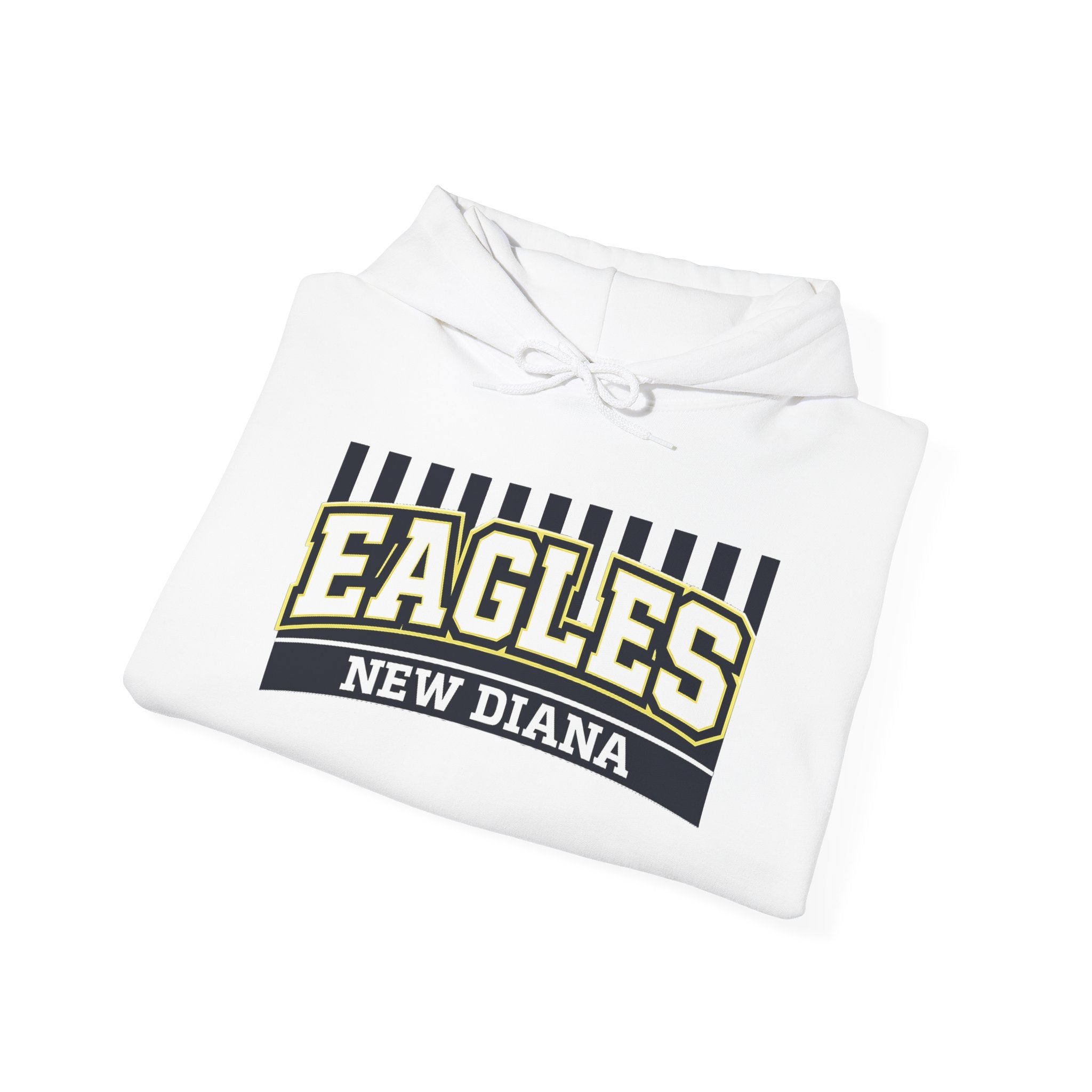 Eagles New Diana Hoodie — Vintage Varsity Stripe School Spirit Sweatshirt