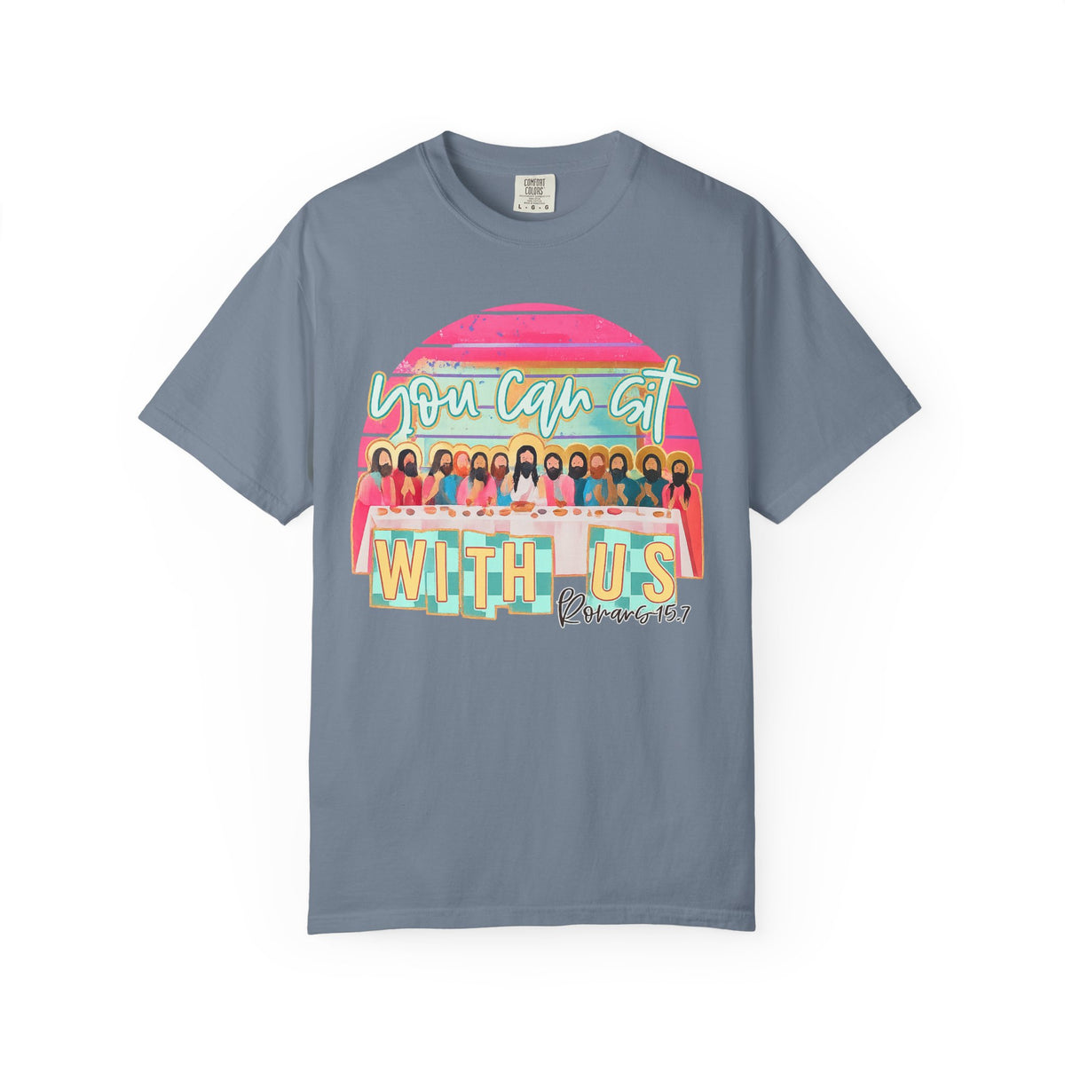 You Can Sit With Us T‑Shirt – Retro Pastel Group Graphic