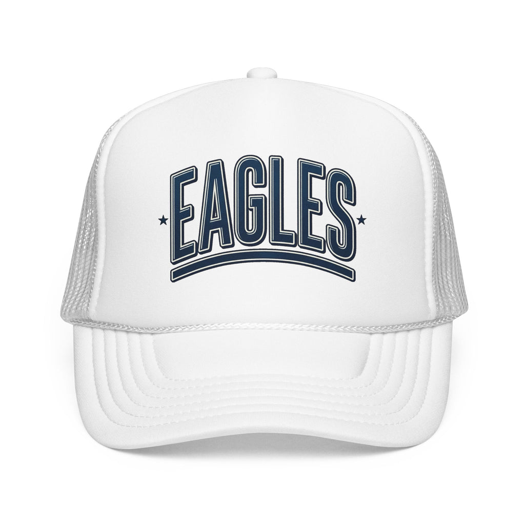 Eagle Mama Trucker Hat — Vintage Varsity Mesh Foam Cap