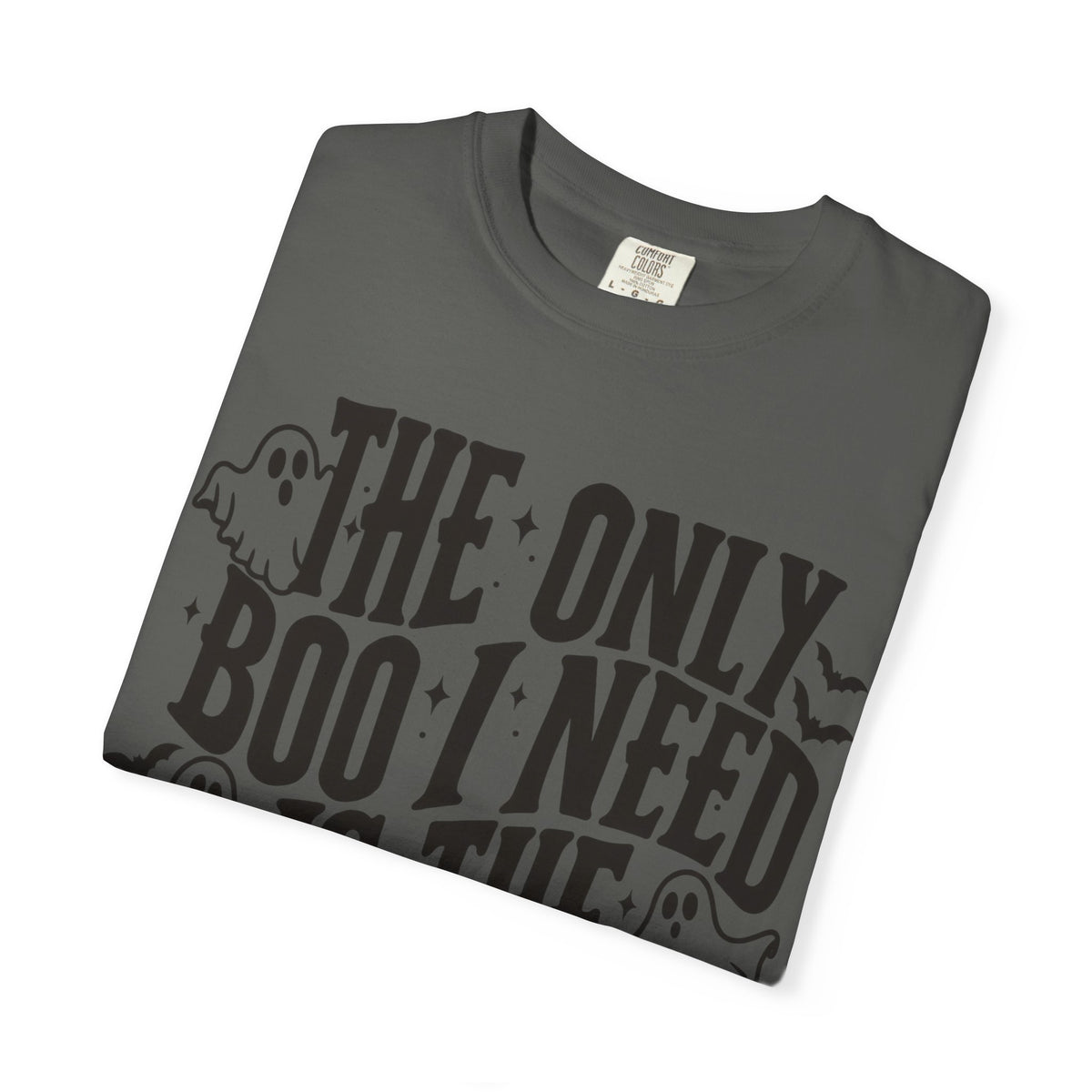 Holy Ghost Halloween T-Shirt — "The Only Boo I Need Is The Holy Ghost"