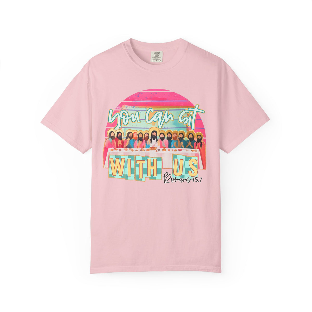 You Can Sit With Us T‑Shirt – Retro Pastel Group Graphic