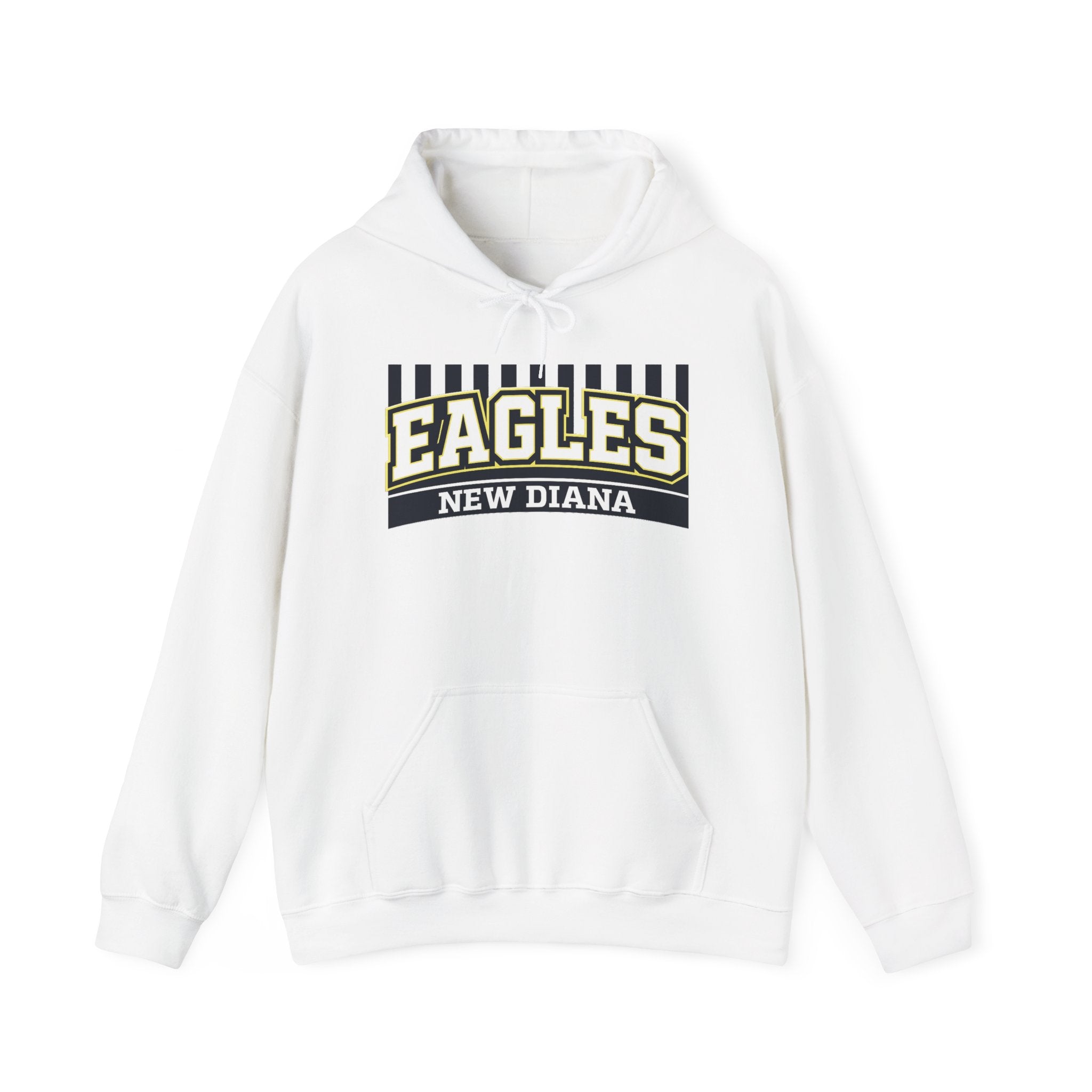 Eagles New Diana Hoodie — Vintage Varsity Stripe School Spirit Sweatshirt