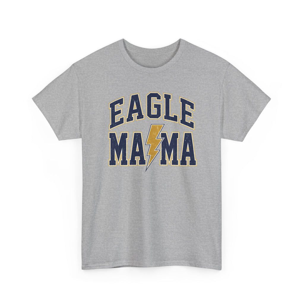 Eagle Mama T‑Shirt — Lightning Bolt Mom Tee for Proud Football Moms
