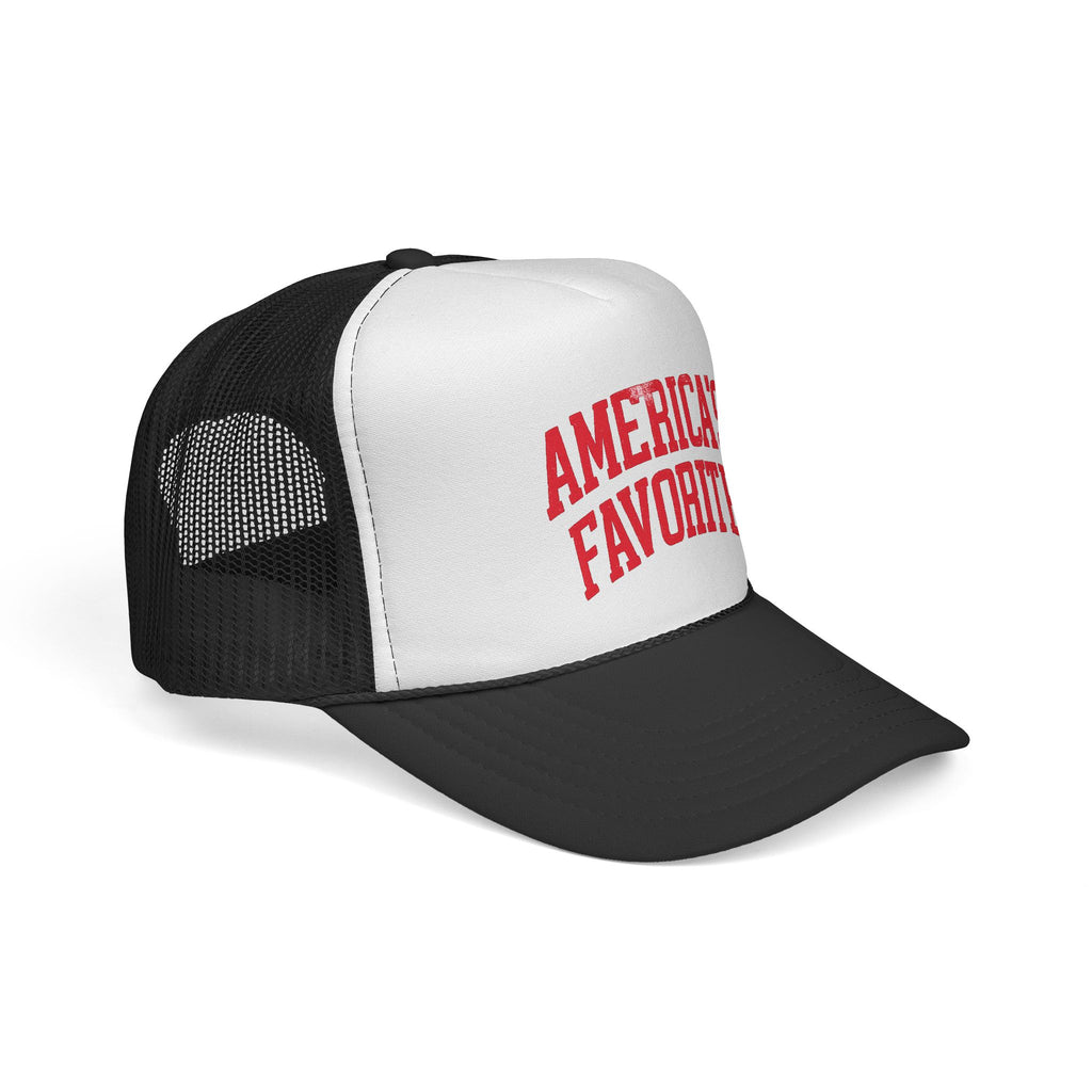 Trucker Cap — "America's Favorite" Vintage Red Logo Mesh Hat