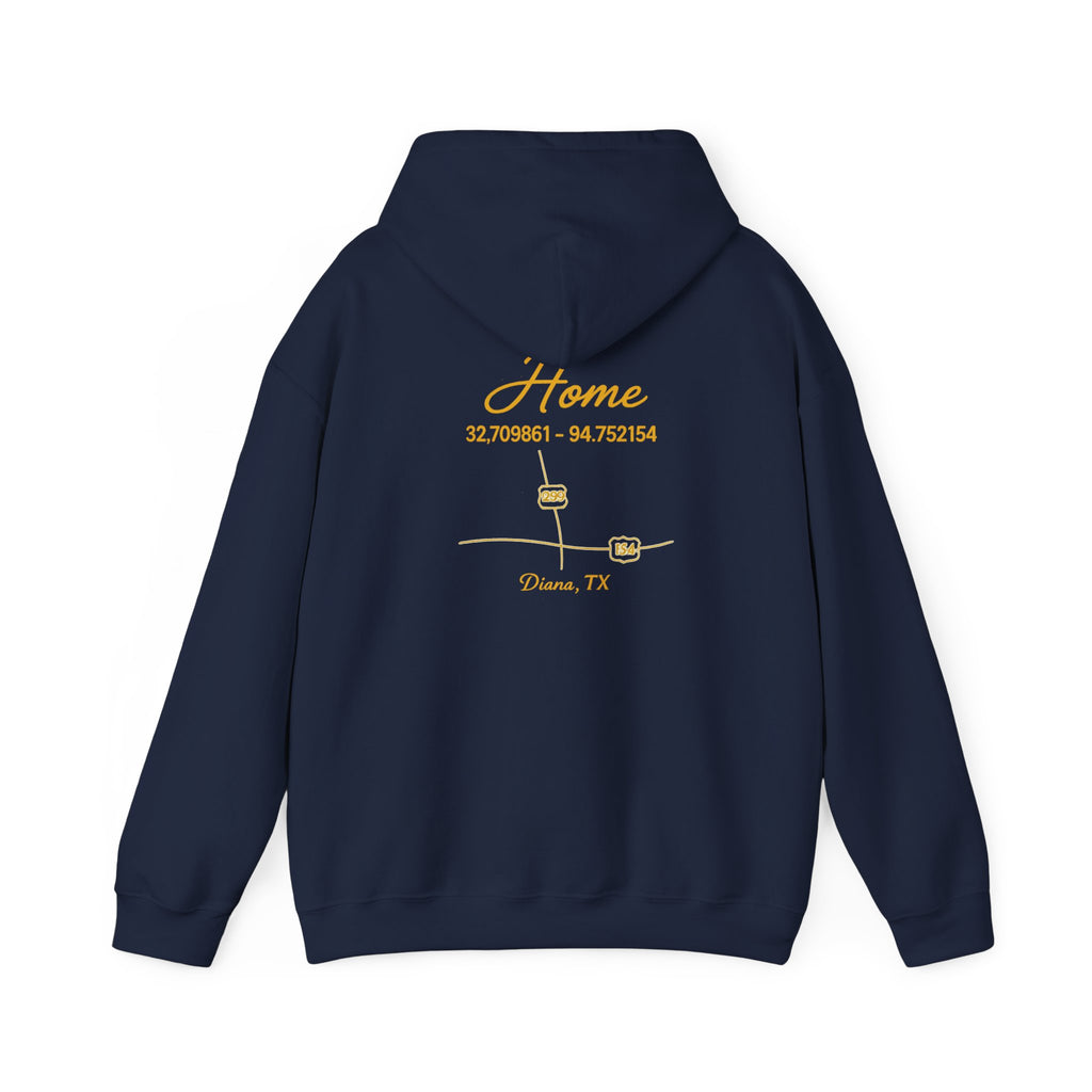 Home Coordinates Hoodie — Custom City & Coordinates Pullover