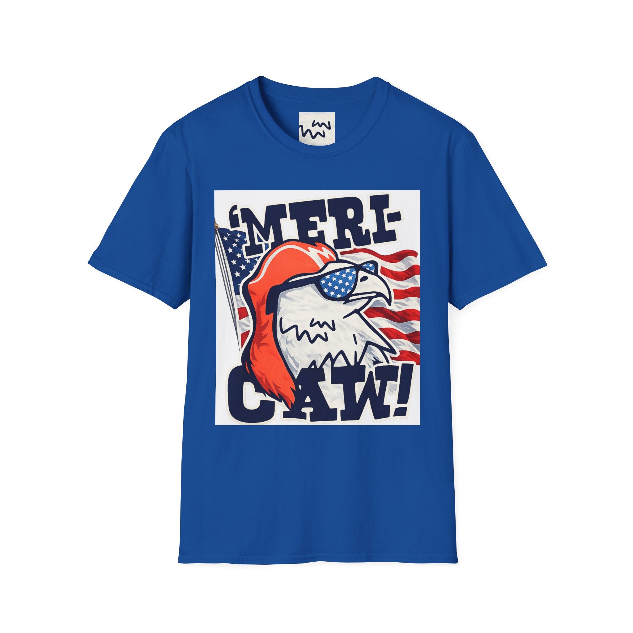 'Merica Eagle T‑Shirt — Patriotic American Flag Eagle Graphic Tee