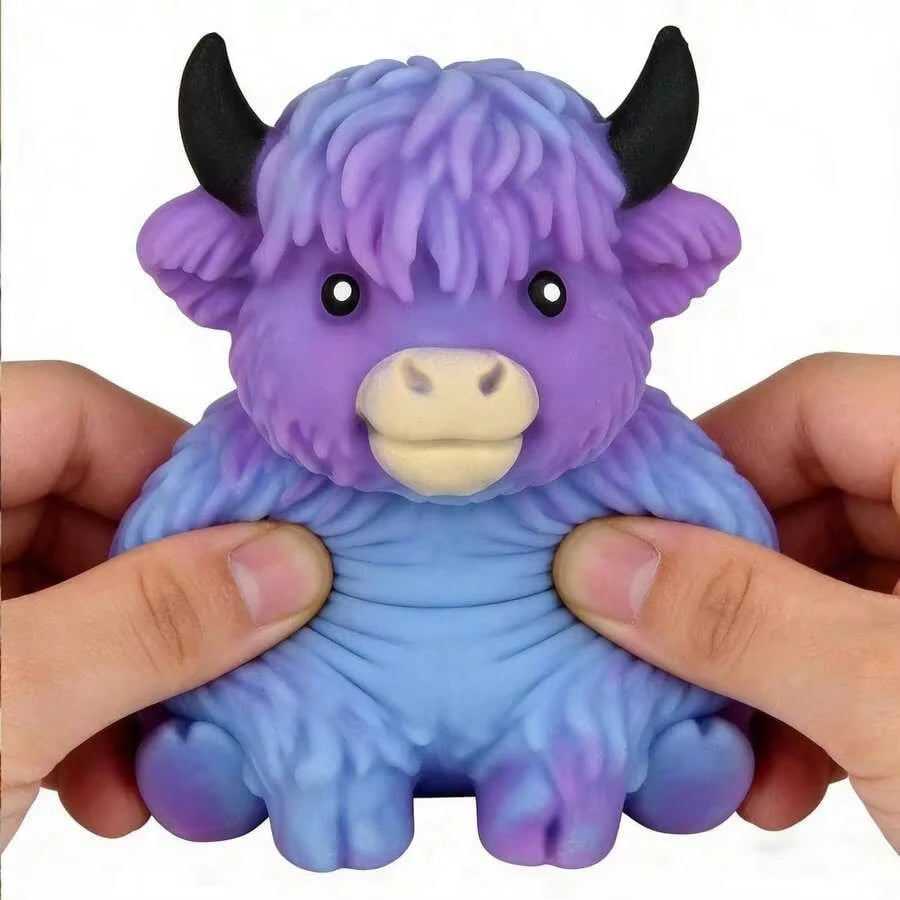 Highland Cow Squishy Fidget Toy