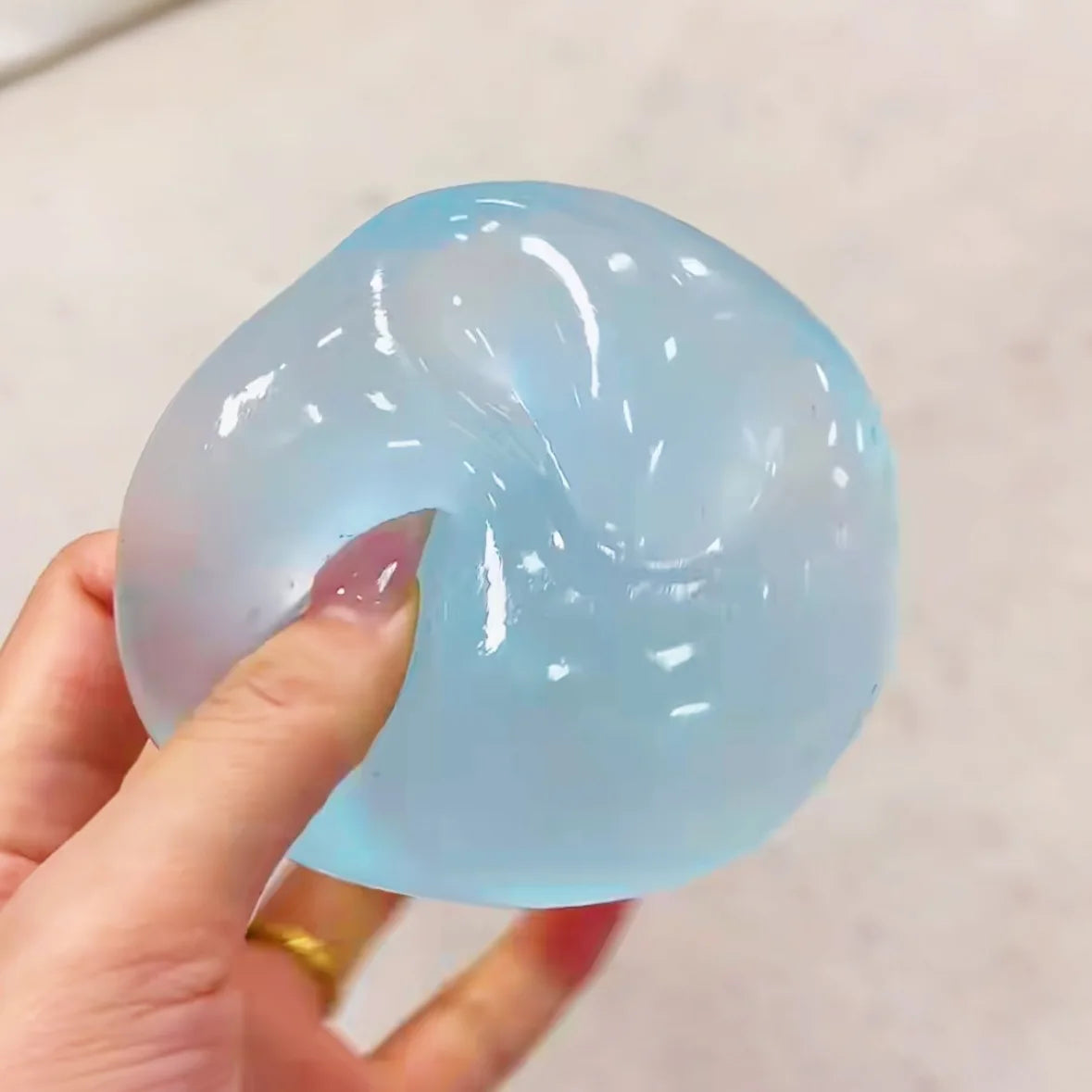 Transparent Squishy Fidget Toy – Colors & Fun Designs