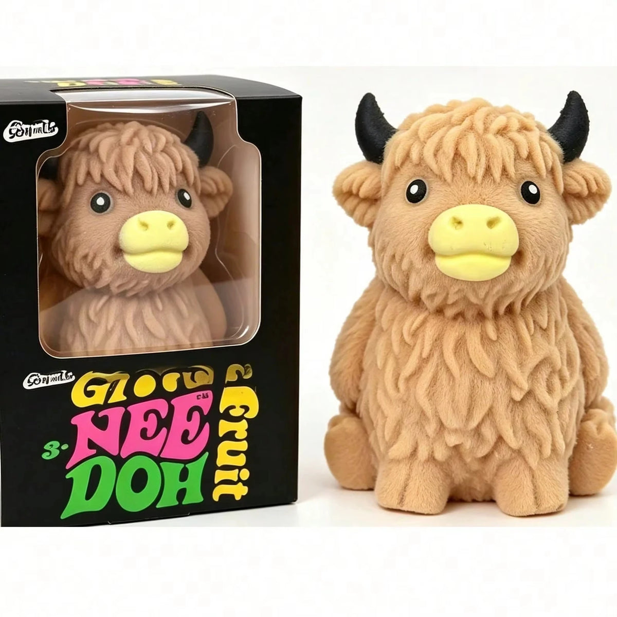 Highland Cow Squishy Fidget Toy