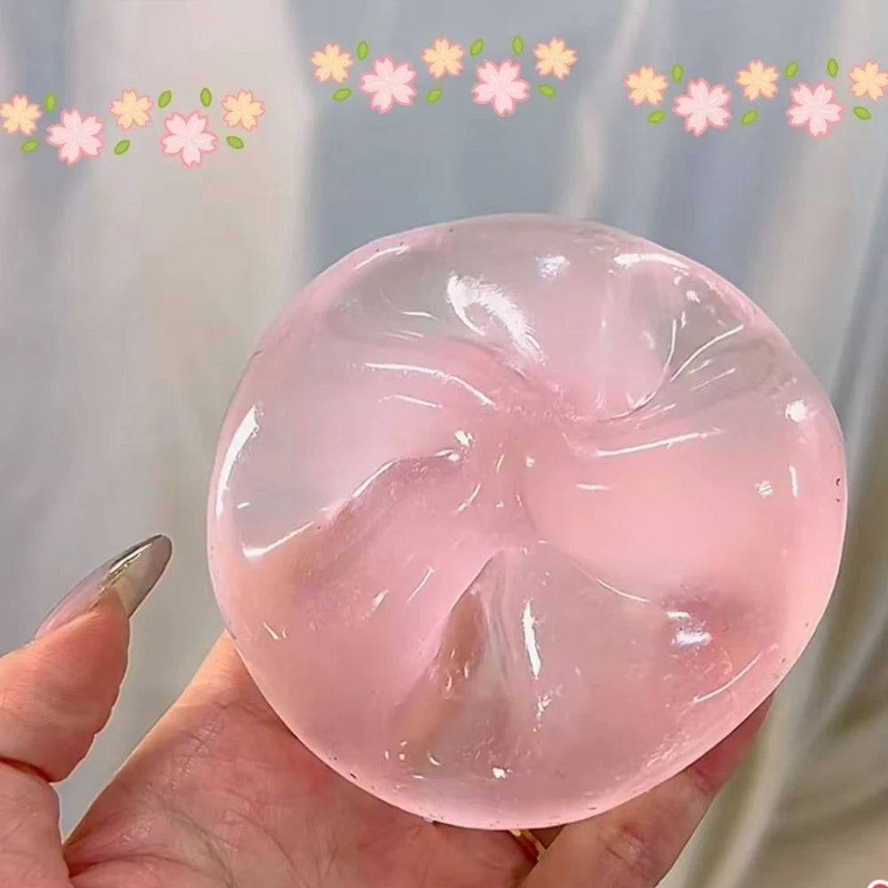 Transparent Squishy Fidget Toy – Colors & Fun Designs