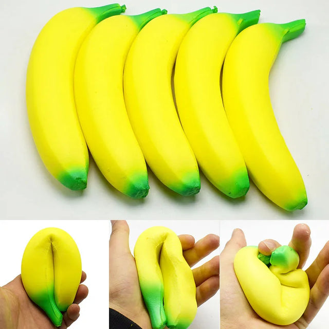 Banana Squishy Fidget Toy